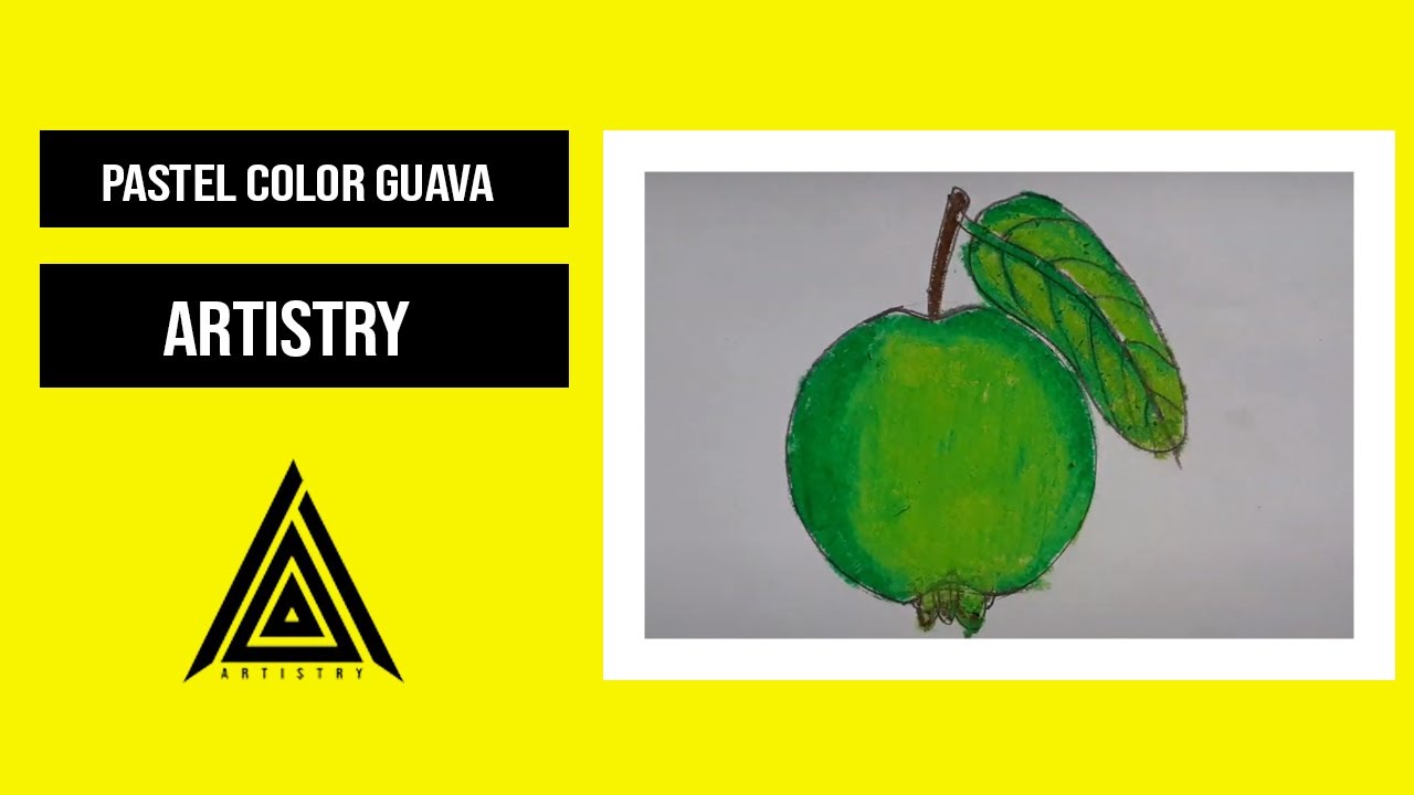 How to draw a Guava || Easy Technique || Art Tutorial || Children's