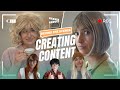 Creating content behind the scenes