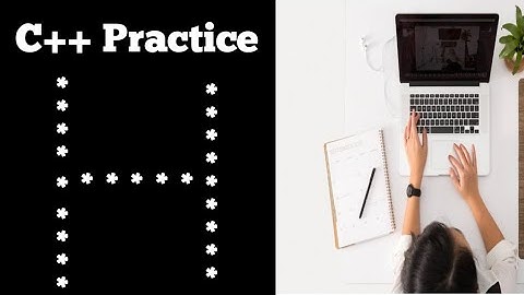 #50 C++ Programming Questions Practice : Star Pattern 26 (H - Pattern)