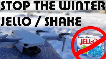 How to fix the DJI Mavic Mini gimbal winter & cold weather jello / shake