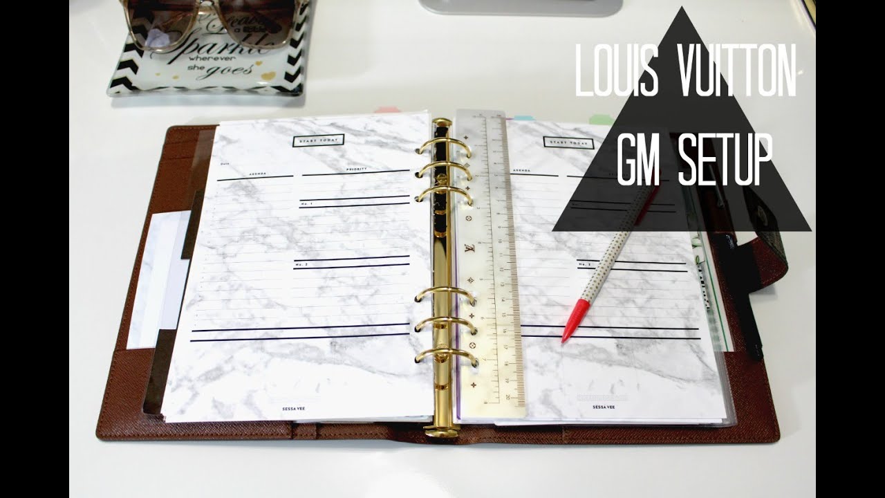 Louis Vuitton GM Agenda Setup - YouTube