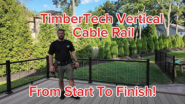 How to Install TimberTech Vertical Cable Rail