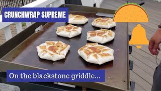 Crunchwrap Supreme on the Blackstone Griddle