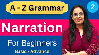 Narration for beginners - 2 | Direct & Indirect  | for SSC, CDS, NDA, Cuet, TGT, Pgt | by Rani Ma'am