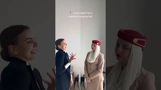 She is not wrong, is she? | Emirates Cabin crews
