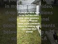 Comment to be in a video