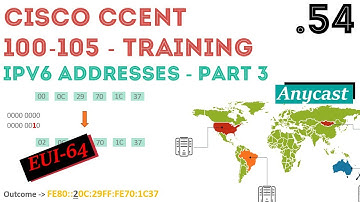 Cisco - CCENT/CCNA R&S (100-105) – IPv6 EUI, Anycast and Static Routing - Part 3 .54