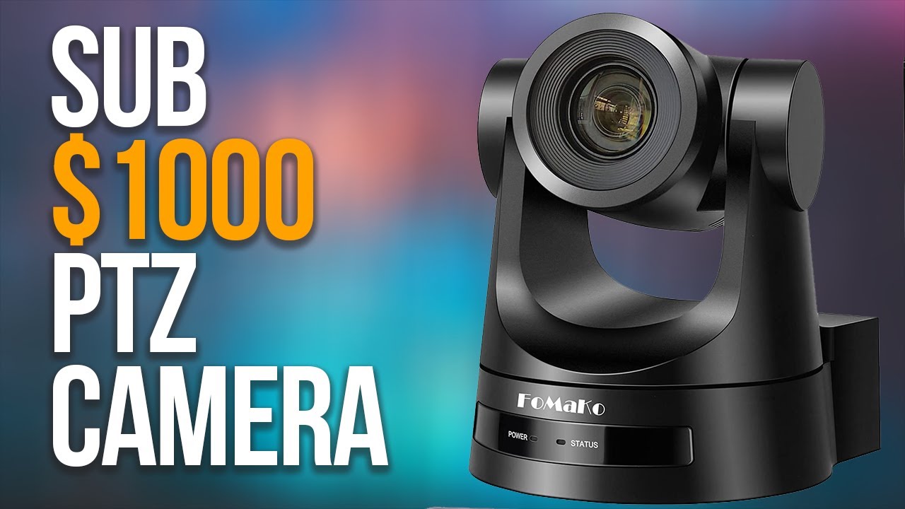 PTZ CAMERA UNDER $1000 DOLLARS | Fomako 20X PTZ Camera