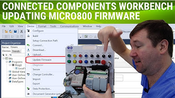 Allen Bradley Micro 820 Firmware Upgrade.  How to Update Firmware in CCW and Handle Update Errors