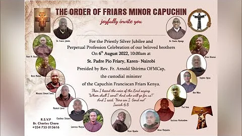 Order of Friars Minor Capuchin (OFMCap) Religious Profession and Silver Jubilee