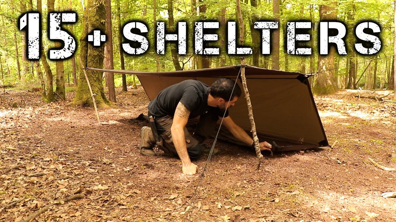 15 tarp shelters