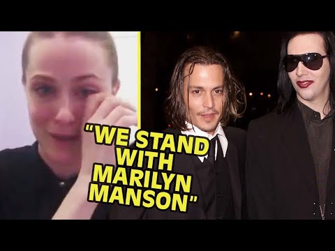 Johnny Depp Fans ATTACK Marilyn Manson Accuser