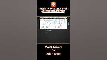 MCQ-8 - Number Systems - NCERT Exemplar-Chapter 1-Class 9 #shorts #class9maths #class9mathchapter1