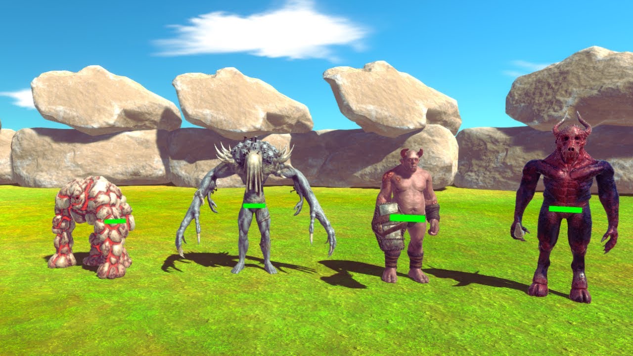 TEAM 4 BOSS INTERNAL VS ALL TEAM | Animal Revolt Battle Simulator