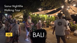Download Lagu Sanur Beach Nightlife Bali Walking Tour | Evening Walk Along Bali Famous Beachfront 4K MP3