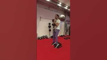 SLANT BOARD GOBLET SQUAT CHAINED