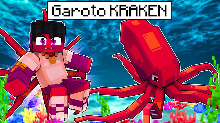 JOGANDO como um GAROTO KRAKEN no Minecraft ‹‹ P3DRU ››
