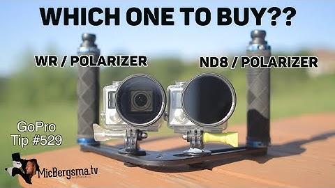 Which POLARIZER filter to buy? ND8 or Water Repelling - GoPro Tip #529 | MicBergsma
