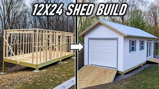 Building a 12x24 Shed  FULL BUILD