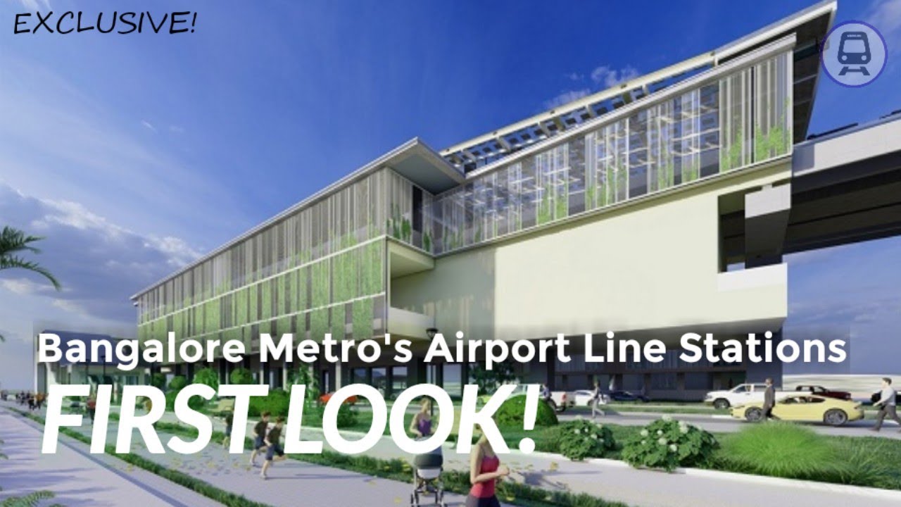 Bangalore Airport Metro Line's Stations Design || FIRST LOOK! || The Timeline Express