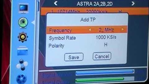 Xoro HRS 3500 - Manually Tune in Channels