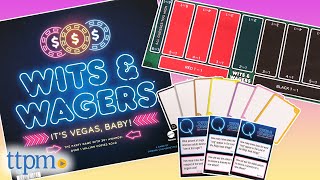 Wits & Wagers Vegas Edition Game from Mattel Instructions + Review!