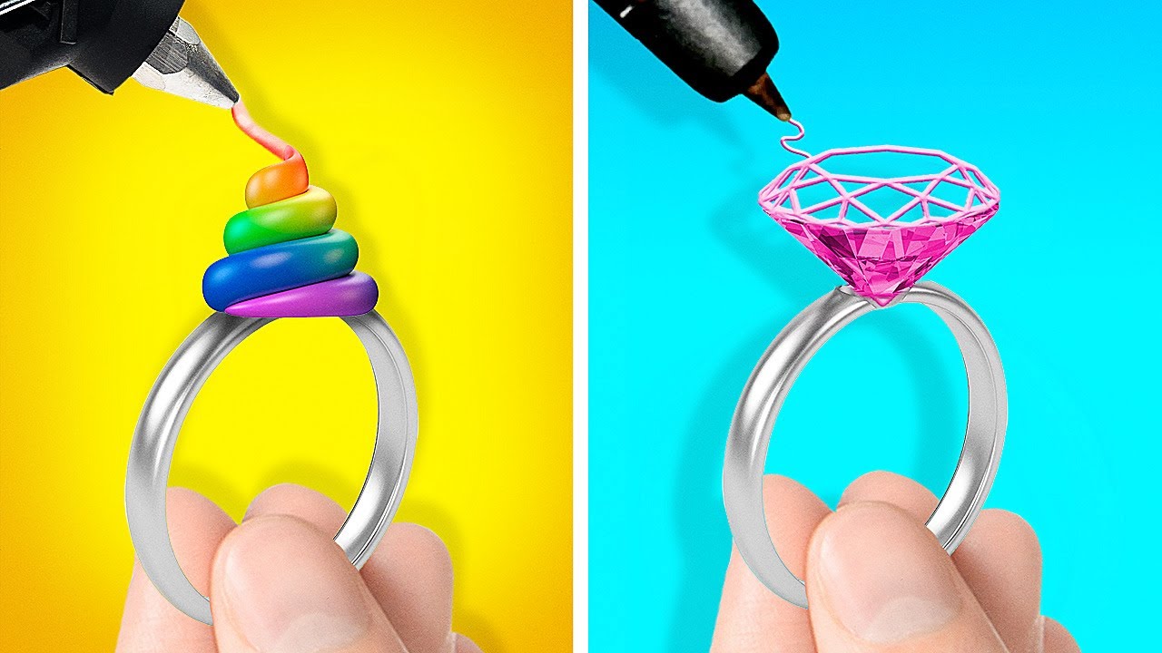 GLUE GUN vs 3D PEN || Fantastic Crafts, DIY Jewelry, Decor Ideas - YouTube