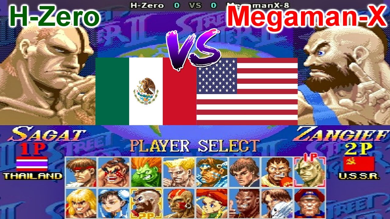 Super Street Fighter II X: Grand Master Challenge - H-Zero vs MegamanX-8