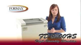 Formax FD 8300HS High Security Level 6 Deskside Shredder