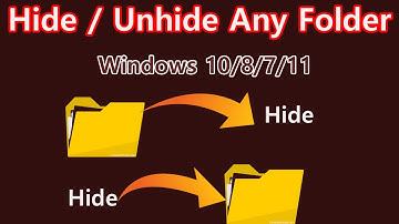 How To Hide/unhide Any Folder in Windows 10/11/8/7 || Folder Hide/unhide Kaise Kare || File Hide