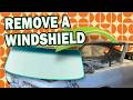 How to Remove a Windshield (Locking Trim) | Classic Car DIY