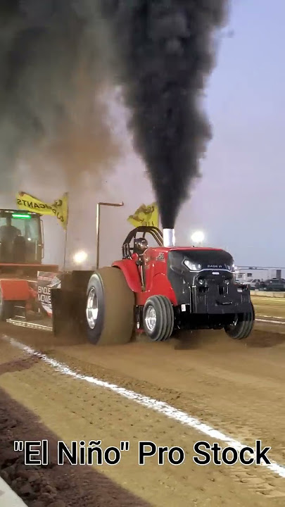 'EL Niño' Pro Stock Tractor making clouds. #shorts
