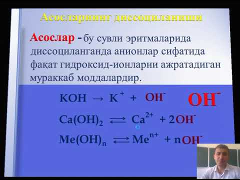 Elektrolitik dissotsilanish nazariyasi  Tuzlarning gidrolizlanishi