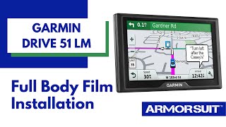 Garmin Drive 51 LM / Car or RV Navigation Screen Protector Installation Video by ArmorSuit