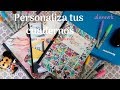 Como decorar utiles/ Decora tus Cuadernos de forma original