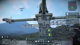 Space Engineers: Experimental Hinged Thruster Design