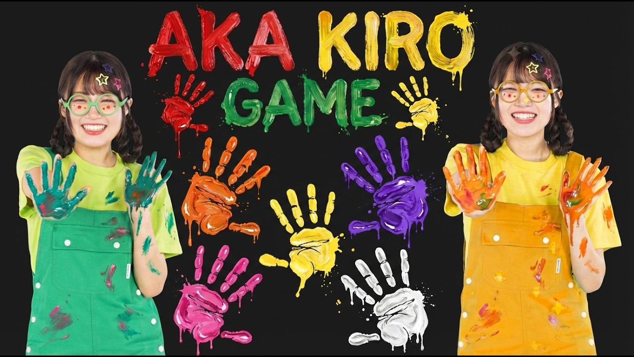 AKA! KIRO! AKA! SHIRO! AO! KIRO! | VIRAL TREND! Color Mixing | immersive interactive