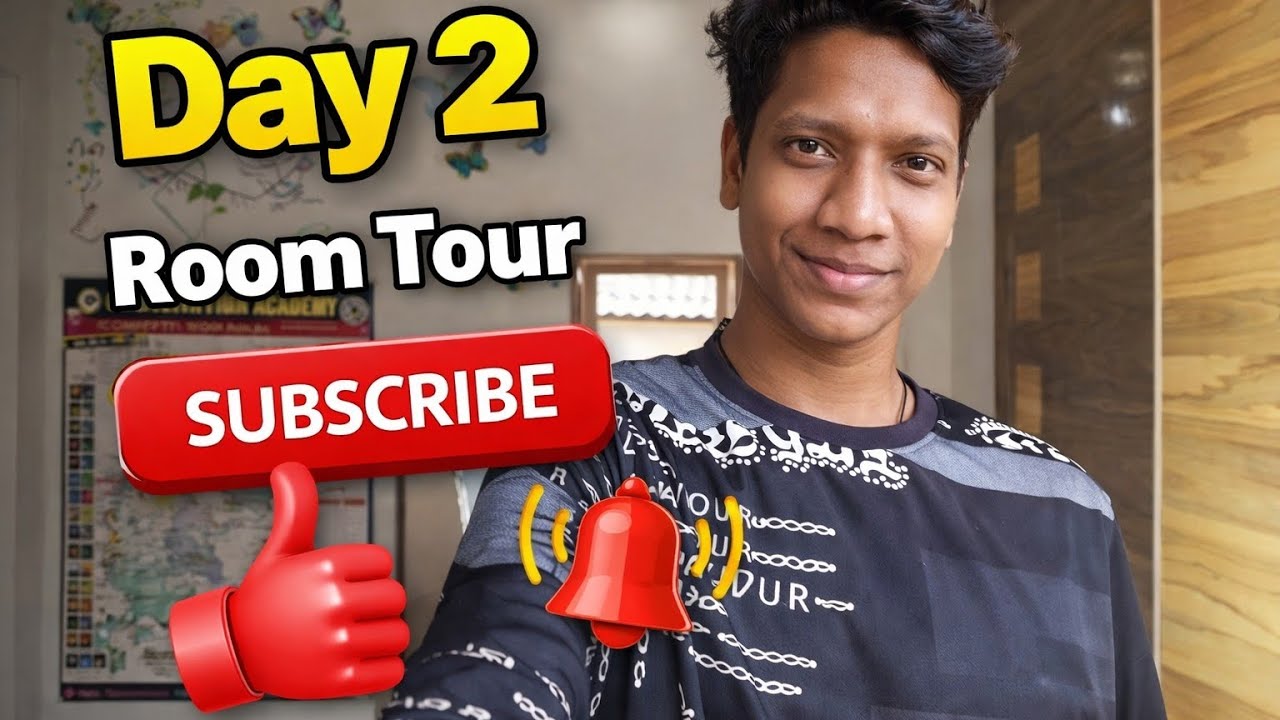 Day 2 Daily Vlog | Chhoti Si Shuruaat ll Room tour & Work Area - YouTube