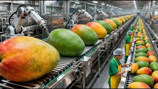 Inside a Modern Dried Mango Factory:From Fresh Orchard to Perfect Golden Slices (Full Process)