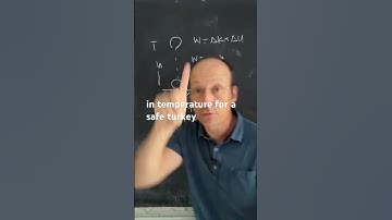 Could you cook a #turkey by dropping it? Some #thanksgiving #physics for you. #estimations #energy