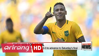 Rio 2016: Brazil beats Honduras 6-0 to advance to Saturday's final