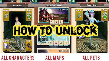 How to unlock Temple Run 2 All Characters, Maps, Hats & Pets