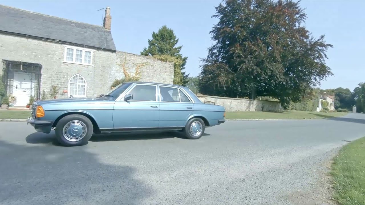 Mercedes W123 230E driveout! Only 57k miles! - YouTube