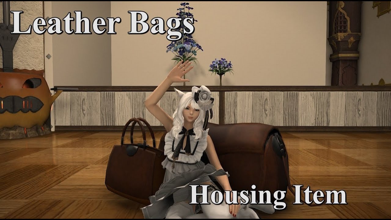 FFXIV Leather Bags Housing Item YouTube