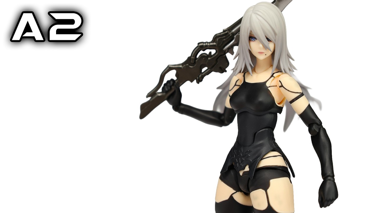 figma A2 NieR: Automata Ver1.1a No. 649 Action Figure Review - YouTube