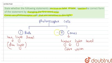 State whether the following statements are true or false.If false, rewrite the correct form of t...