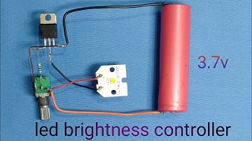 led light brightness controller using 13005 transistor