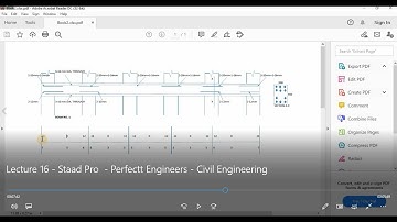 Staad Pro Lecture - 16 - Detailing of Beam.