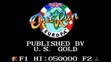 Out Run Europa (Amiga 50Hz) - Intro / Attract Mode