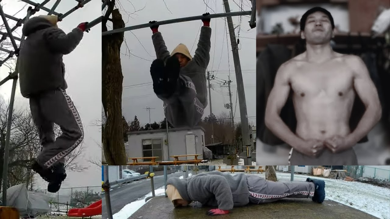 【プリトレ記録】軽めのプル&プッシュの日。寒すぎるが混合EMOMでなんとか完遂。追い込み腕立ては30で撃沈。